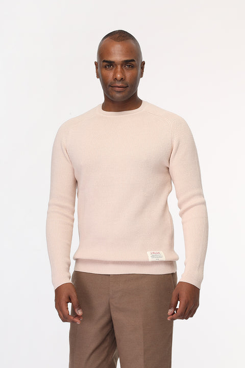 Slim Fit Pullover Beige