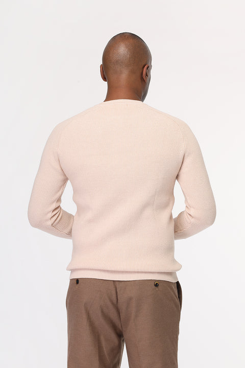 Slim Fit Pullover Beige