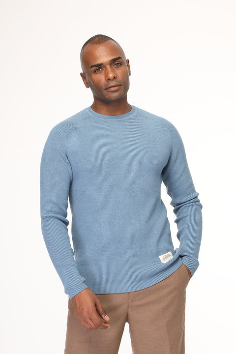 Slim Fit Pullover Blue