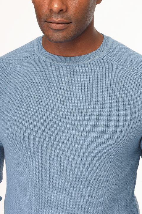 Slim Fit Pullover Blue