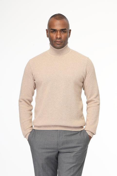 Regular Fit Pullover Beige