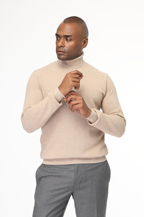 Regular Fit Pullover Beige
