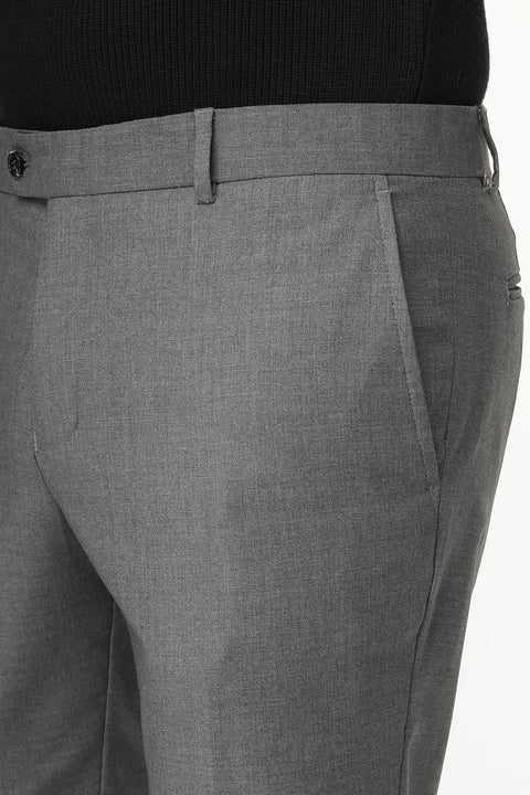 Slim Fit Classic Pants Gray