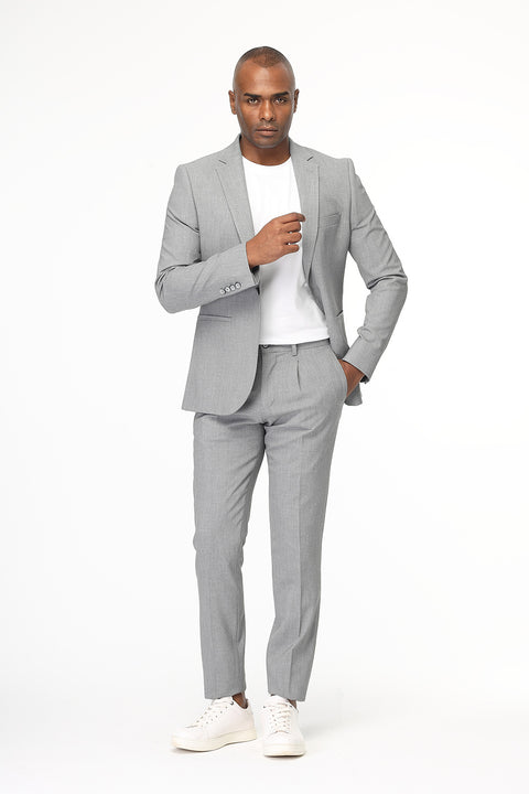 Skinny Fit Suit Gray
