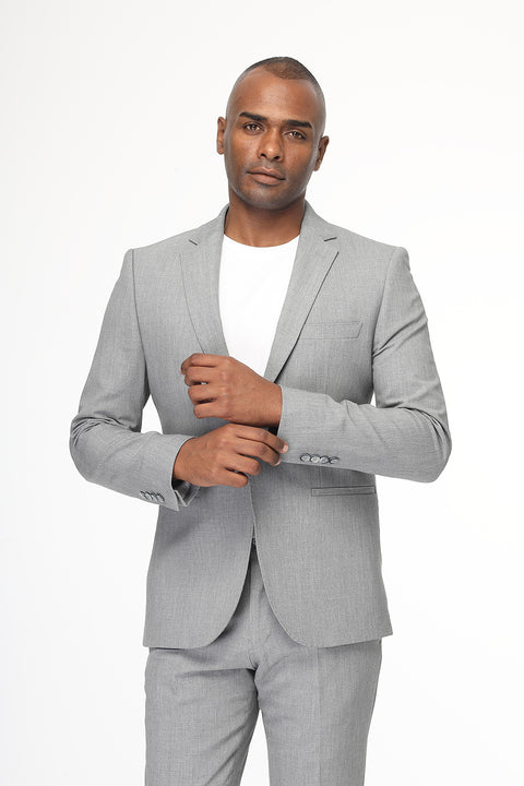 Skinny Fit Suit Gray