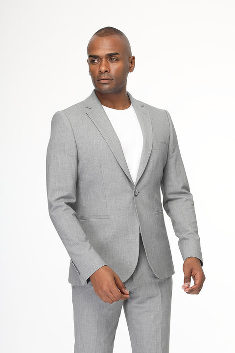 Skinny Fit Suit Gray