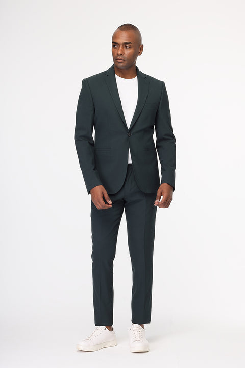 Skinny Fit Suit Green