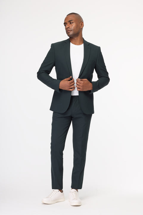 Skinny Fit Suit Green