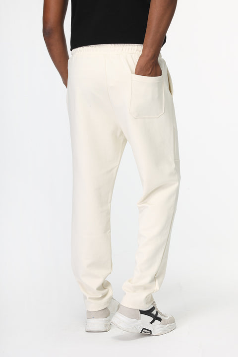Regular Fit Sweat Pants Beige