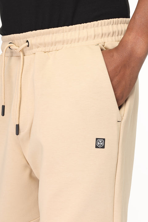Regular Fit Sweat Pants Beige