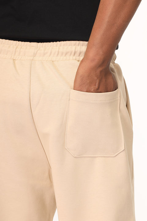 Regular Fit Sweat Pants Beige