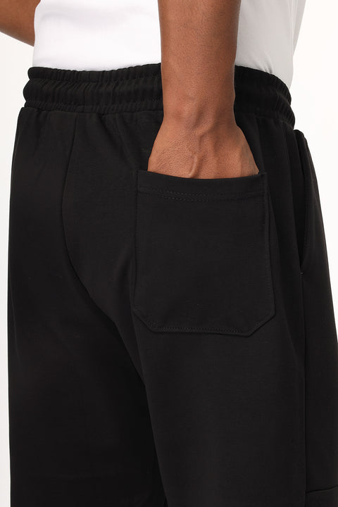 Regular Fit Sweat Pants Black