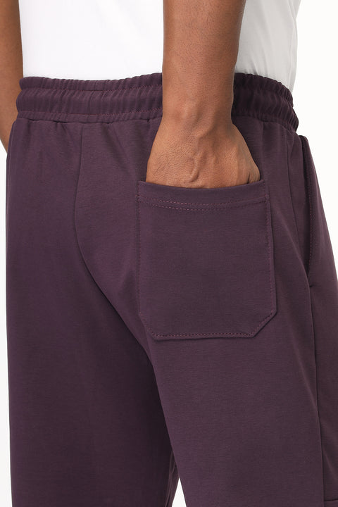 Regular Fit Sweat Pants Purple