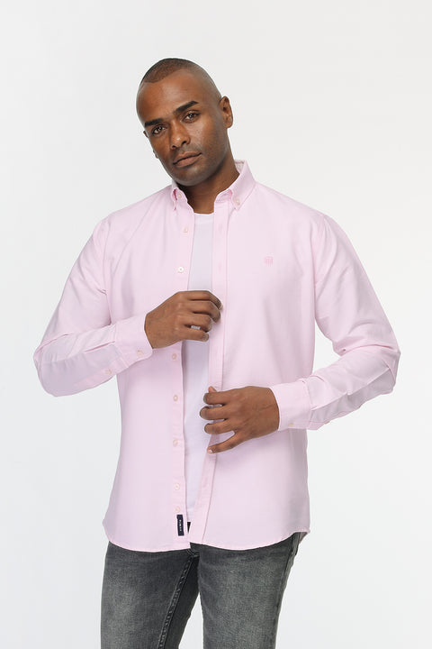 Slim Fit Shirt Oxford Rose 100% Cotton