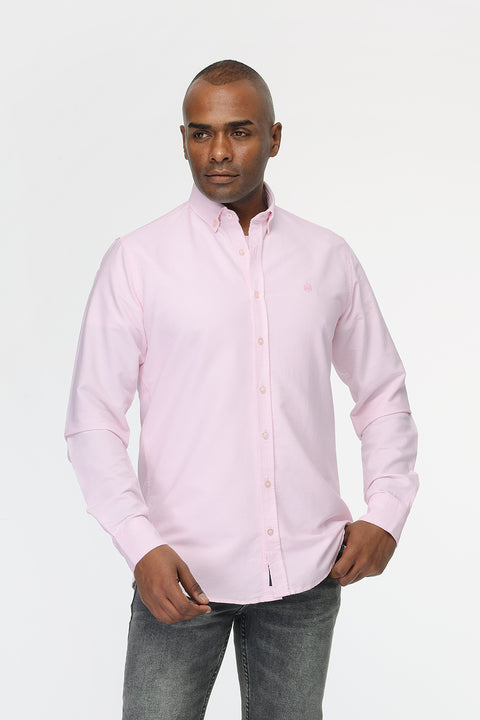 Slim Fit Shirt Oxford Rose 100% Cotton