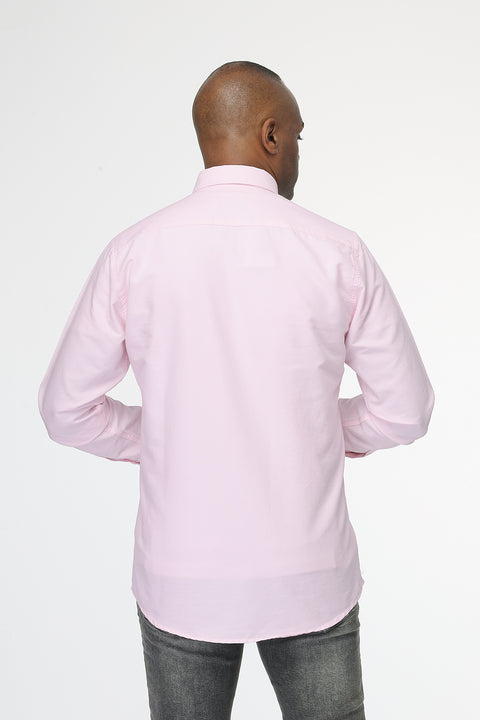 Slim Fit Shirt Oxford Rose 100% Cotton
