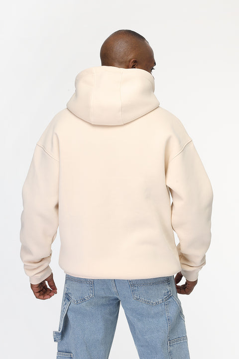 Over Size Sweat Shirt Beige