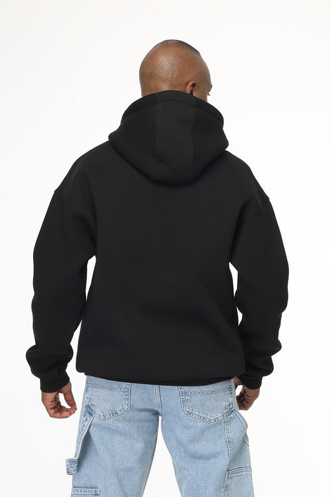 Over Size Sweat Shirt Black