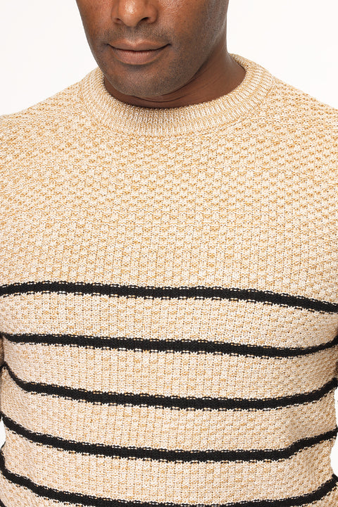 Regular Fit Pullover Beige