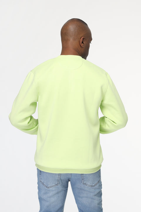 Regular Fit Sweat Shirt Light Green