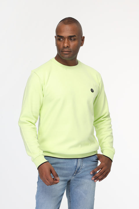 Regular Fit Sweat Shirt Light Green
