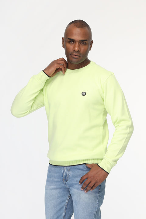 Regular Fit Sweat Shirt Light Green