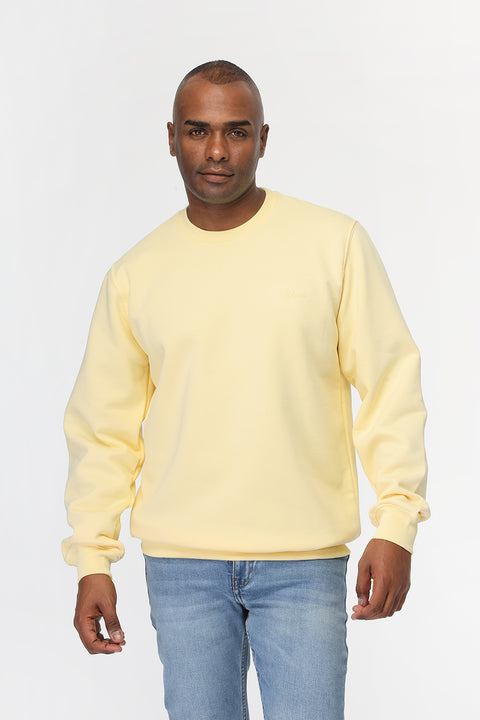 Regular Fit Sweat Shirt Yellow