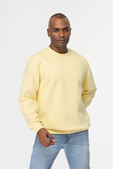 Regular Fit Sweat Shirt Yellow