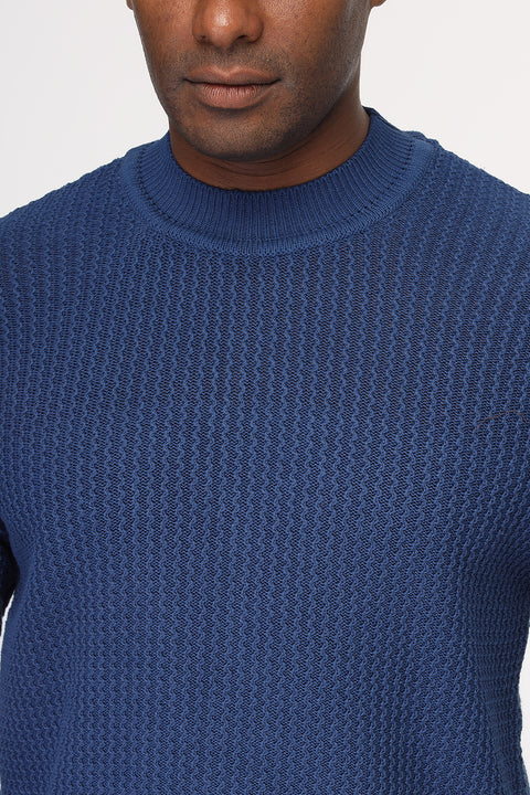 Regular Fit Pullover Dark Blue