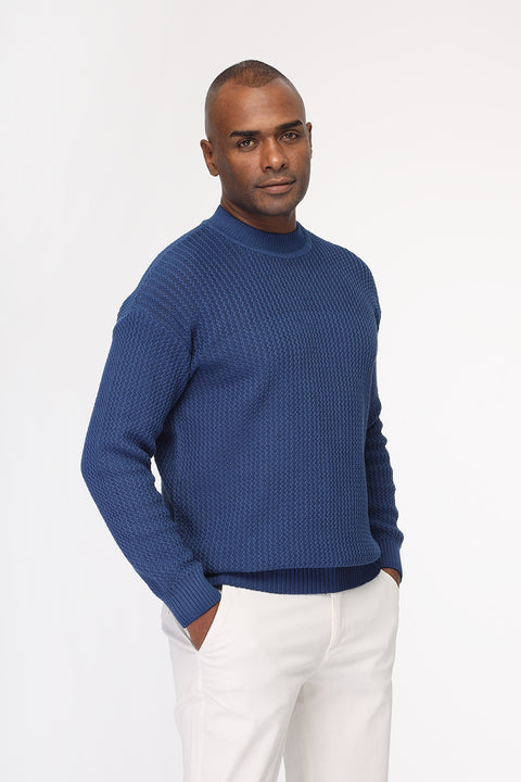 Regular Fit Pullover Dark Blue