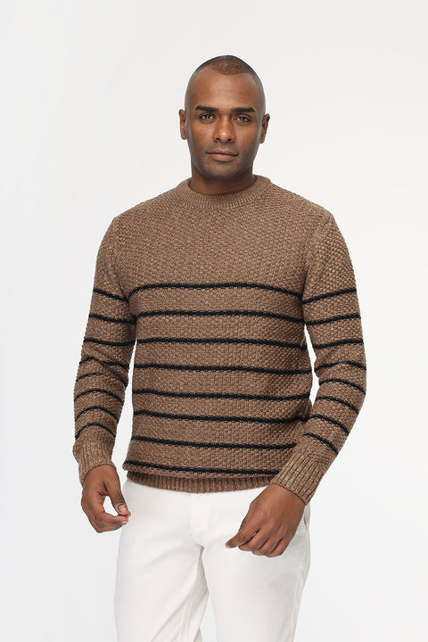 Regular Fit Pullover Brown