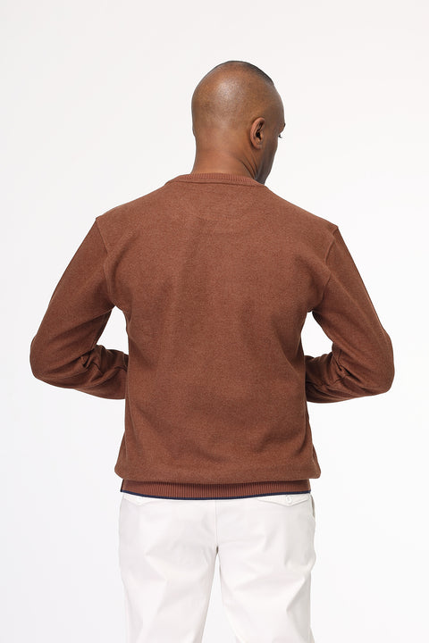 Regular Fit Sweat Shirt Orange
