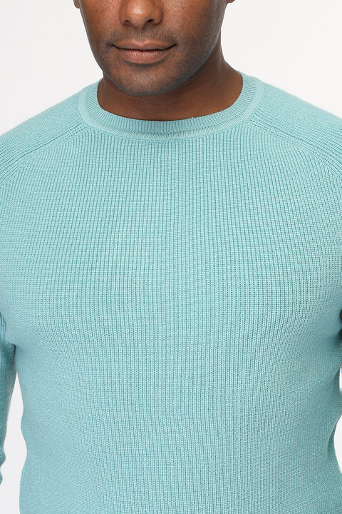 Regular Fit Pullover Turquoise