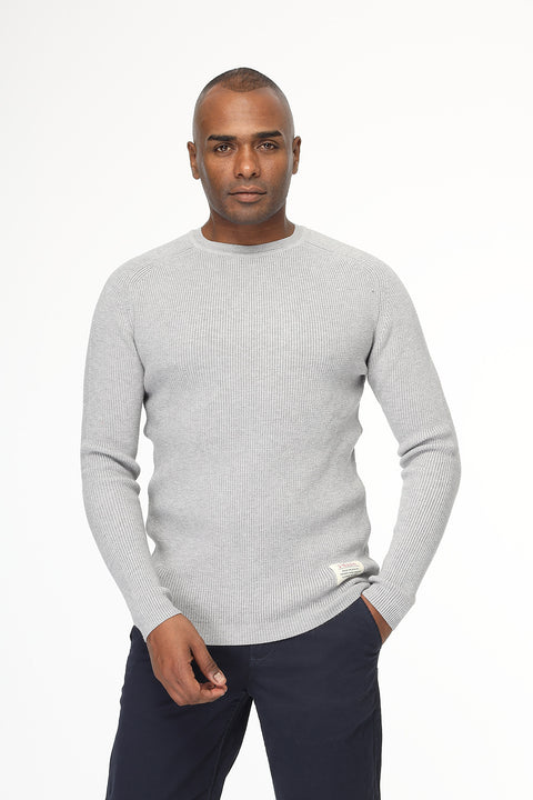 Slim Fit Pullover Gray