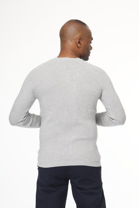 Slim Fit Pullover Gray
