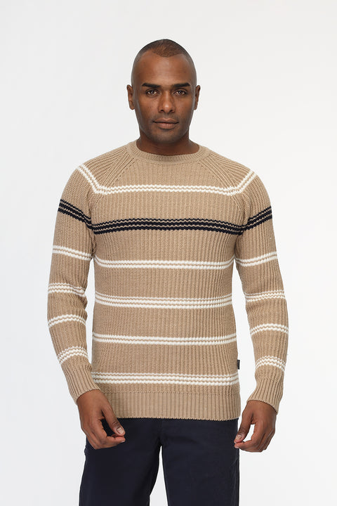 Regular Fit Pullover Beige