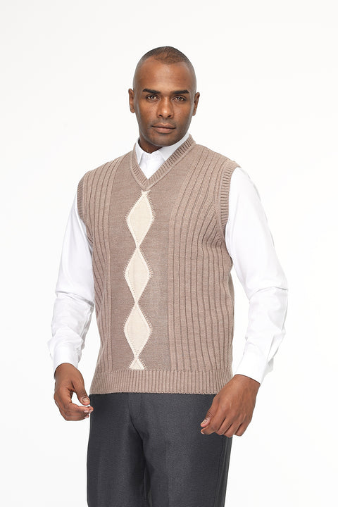 Regular Fit Gilet Beige