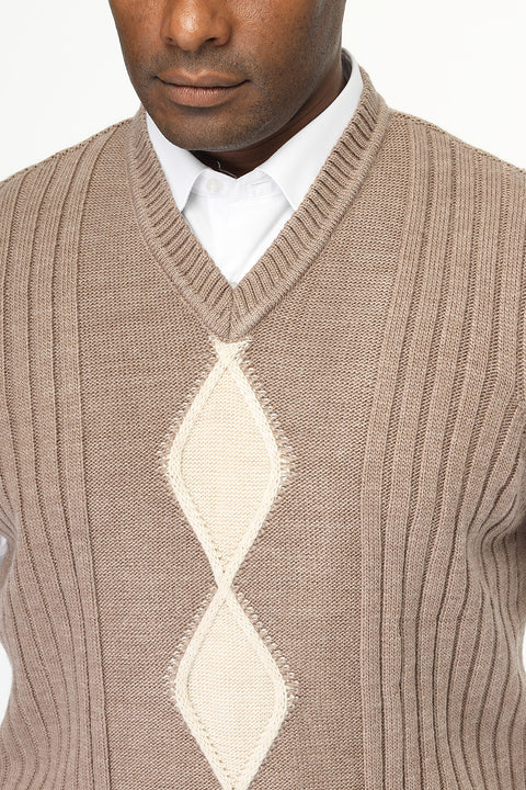 Regular Fit Gilet Beige