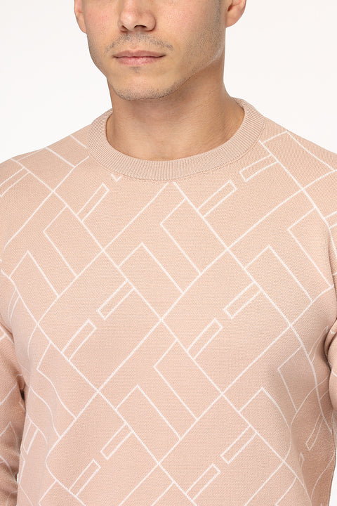 Regular Fit Pullover Beige