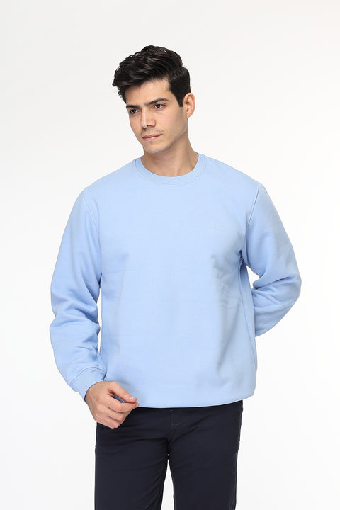 Regular Fit Sweat Shirt Light Blue