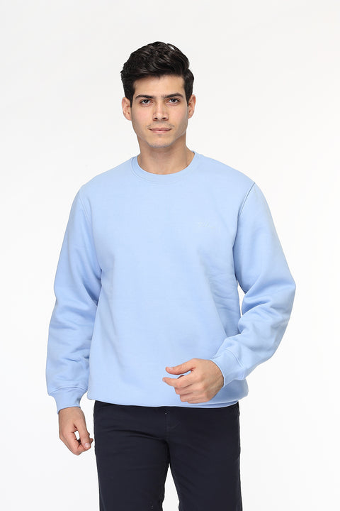 Regular Fit Sweat Shirt Light Blue