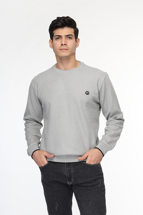 Regular Fit Sweat Shirt Gray
