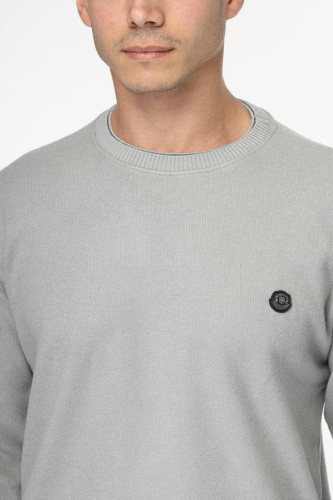 Regular Fit Sweat Shirt Gray