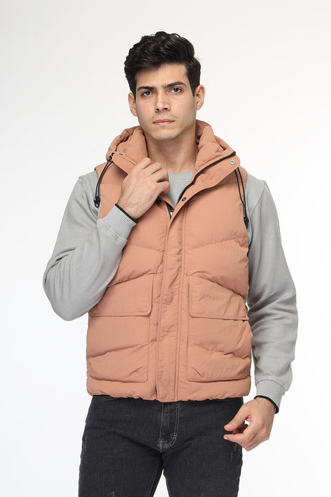 Slim Fit Vest Orange