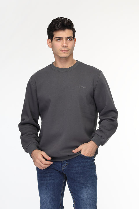 Regular Fit Sweat Shirt Gray