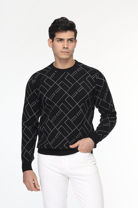 Regular Fit Pullover Black