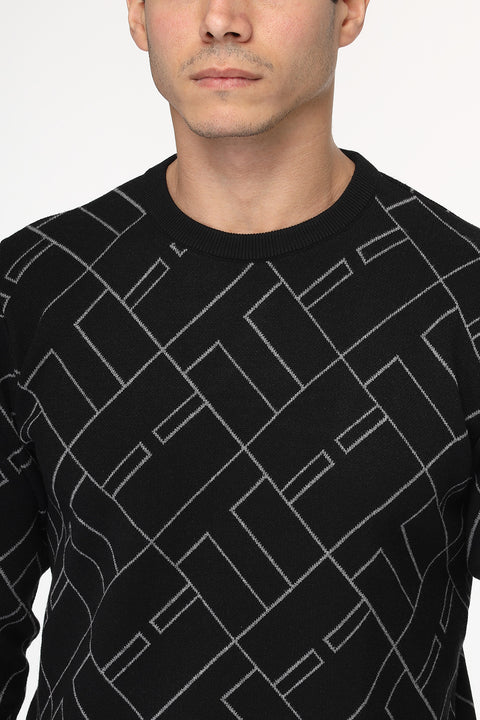 Regular Fit Pullover Black