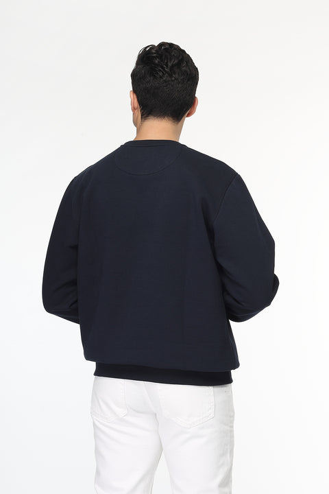 Regular Fit Sweat Shirt Dark Blue