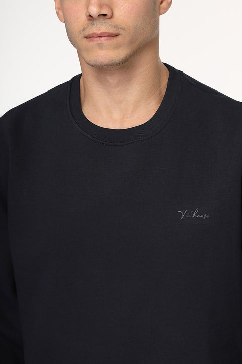 Regular Fit Sweat Shirt Dark Blue