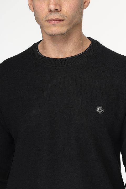 Regular Fit Sweat Shirt Black